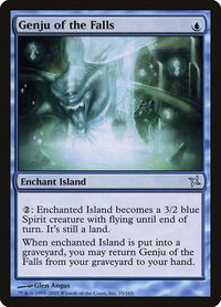 Genju of the Falls - Betrayers of Kamigawa (BOK) #35 - Uncommon Magic: The Gathering Trading Card