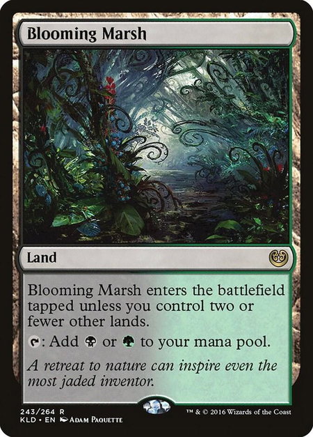 Blooming Marsh - Kaladesh Magic: The Gathering trading card