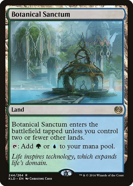 Botanical Sanctum - Kaladesh Magic: The Gathering trading card