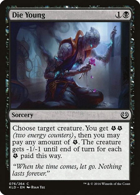 Die Young - Kaladesh Magic: The Gathering trading card