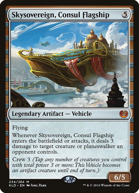 Skysovereign, Consul Flagship - Kaladesh Magic: The Gathering trading card