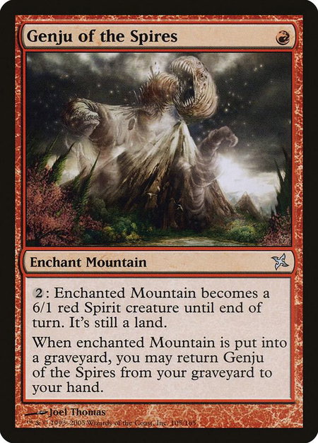 Genju of the Spires - Betrayers of Kamigawa Magic: The Gathering trading card