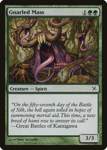 Gnarled Mass - Betrayers of Kamigawa Magic: The Gathering trading card