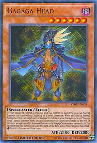 Gagaga Head - Yu-Gi-Oh! ZEXAL Manga Promotional Cards (YZ0#) #YZ09-EN001 - Ultra Rare YuGiOh Trading Card