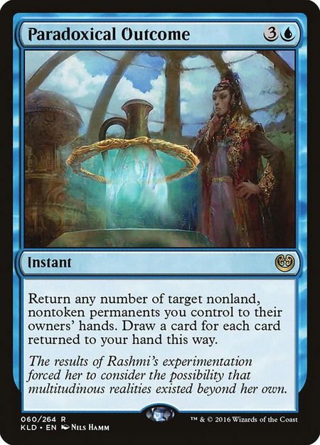 Paradoxical Outcome trading card from Kaladesh Paradoxical Outcome - Kaladesh Magic: The Gathering trading card