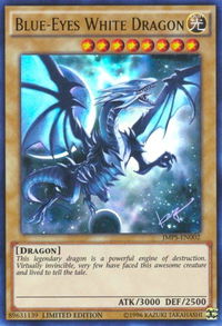 Blue-Eyes White Dragon (JMPS-EN002) - Shonen Jump Magazine Promos (SJMP) #JMPS-EN002 - Ultra Rare YuGiOh Trading Card