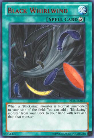 Black Whirlwind (Red) trading card from Duelist League Promo Black Whirlwind (Red) - Duelist League Promo YuGiOh trading card