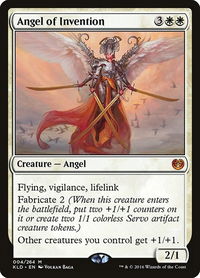Angel of Invention - Kaladesh (KLD) #4 - Mythic Magic: The Gathering Trading Card