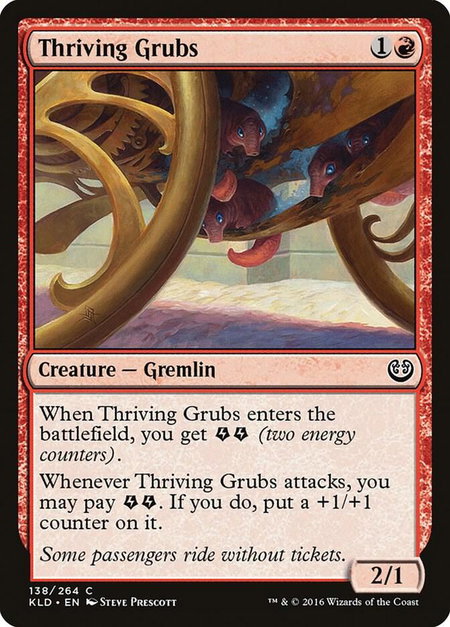 Thriving Grubs - Kaladesh Magic: The Gathering trading card