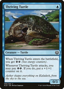 Thriving Turtle - Kaladesh (KLD) #66 - Common Magic: The Gathering Trading Card