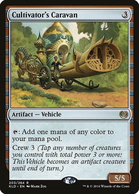 Cultivator's Caravan - Kaladesh Magic: The Gathering trading card
