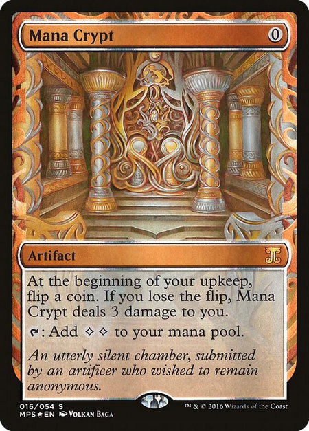 Mana Crypt - Masterpiece Series: Kaladesh Inventions Magic: The Gathering trading card