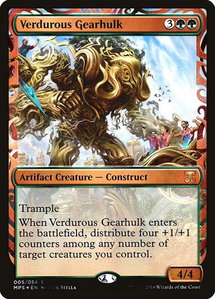 Verdurous Gearhulk - Masterpiece Series: Kaladesh Inventions (MPS) #5 - Mythic Rare Magic: The Gathering Trading Card