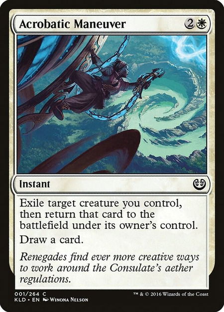 Acrobatic Maneuver - Kaladesh Magic: The Gathering trading card