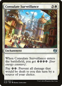 Consulate Surveillance - Kaladesh (KLD) #10 - Uncommon Magic: The Gathering Trading Card