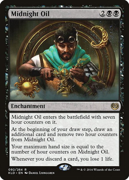 Midnight Oil - Kaladesh Magic: The Gathering trading card