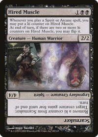 Hired Muscle - Betrayers of Kamigawa (BOK) #69 - Uncommon Magic: The Gathering Trading Card