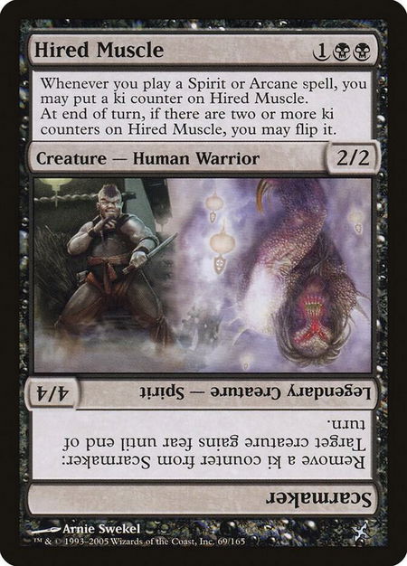 Hired Muscle - Betrayers of Kamigawa Magic: The Gathering trading card