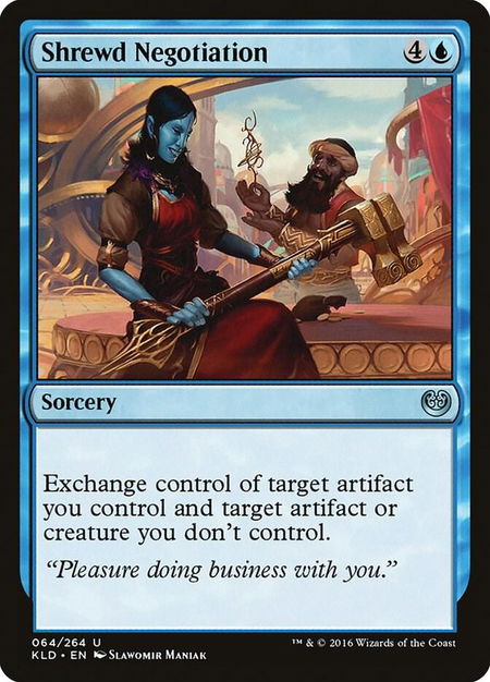 Shrewd Negotiation - Kaladesh Magic: The Gathering trading card