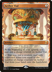 Aether Vial - Masterpiece Series: Kaladesh Inventions (MPS) #6 - Mythic Magic: The Gathering Trading Card