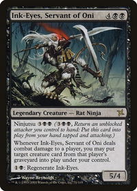 Ink-Eyes, Servant of Oni - Betrayers of Kamigawa (BOK) #71 - Rare Magic: The Gathering Trading Card