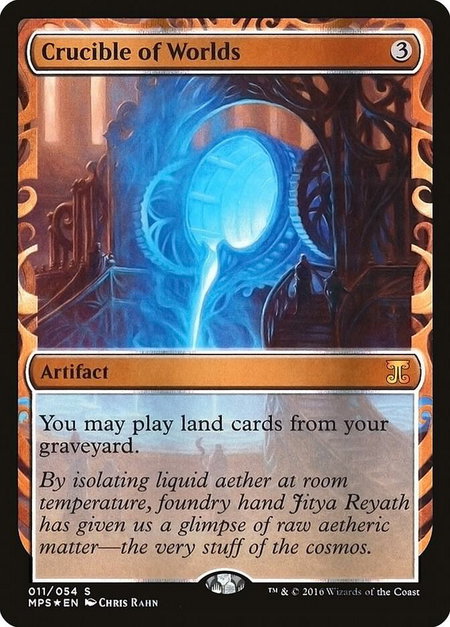 Crucible of Worlds - Masterpiece Series: Kaladesh Inventions Magic: The Gathering trading card