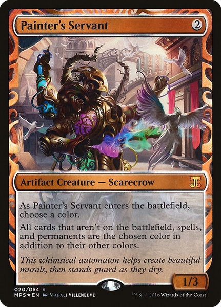 Painter's Servant trading card from Masterpiece Series: Kaladesh Inventions Painter's Servant - Masterpiece Series: Kaladesh Inventions Magic: The Gathering trading card
