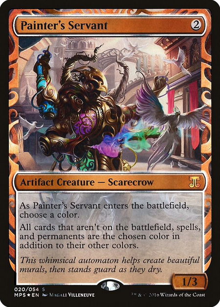 Painter's Servant - Masterpiece Series: Kaladesh Inventions Magic: The Gathering trading card
