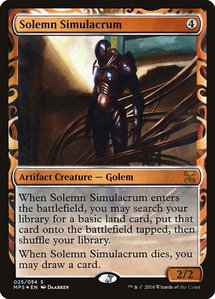 Solemn Simulacrum - Masterpiece Series: Kaladesh Inventions (MPS) #25 - Mythic Rare Magic: The Gathering Trading Card