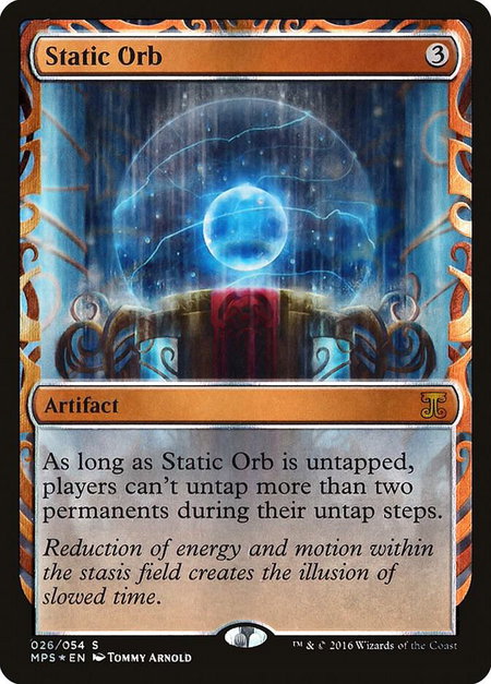 Static Orb - Masterpiece Series: Kaladesh Inventions Magic: The Gathering trading card