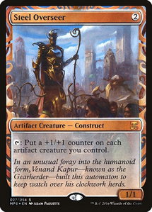 Steel Overseer - Masterpiece Series: Kaladesh Inventions (MPS) #27 - Mythic Rare Magic: The Gathering Trading Card