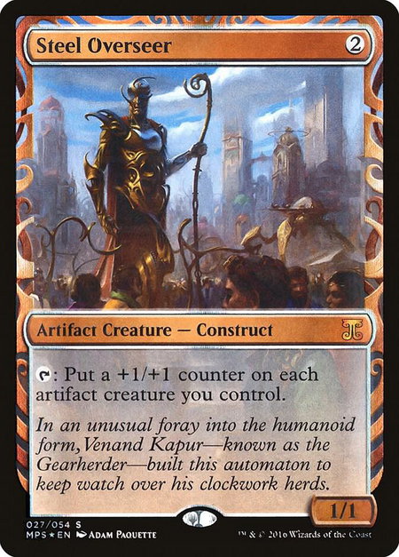 Steel Overseer - Masterpiece Series: Kaladesh Inventions Magic: The Gathering trading card