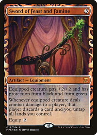 Sword of Feast and Famine - Masterpiece Series: Kaladesh Inventions (MPS) #28 - Mythic Magic: The Gathering Trading Card