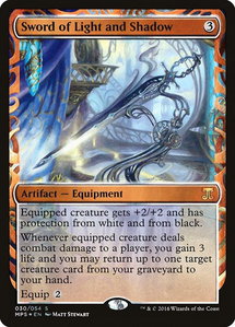 Sword of Light and Shadow - Masterpiece Series: Kaladesh Inventions (MPS) #30 - Mythic Rare Magic: The Gathering Trading Card
