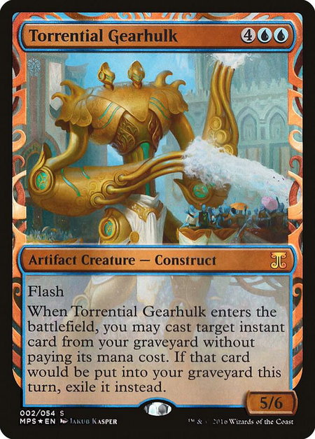 Torrential Gearhulk - Masterpiece Series: Kaladesh Inventions Magic: The Gathering trading card