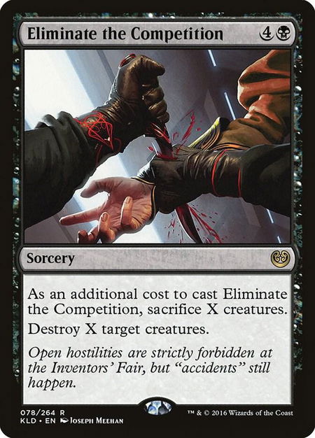 Eliminate the Competition trading card from Kaladesh Eliminate the Competition - Kaladesh Magic: The Gathering trading card