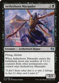 Aetherborn Marauder - Kaladesh (KLD) #71 - Uncommon Magic: The Gathering Trading Card