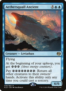 Aethersquall Ancient - Kaladesh (KLD) #39 - Rare Magic: The Gathering Trading Card