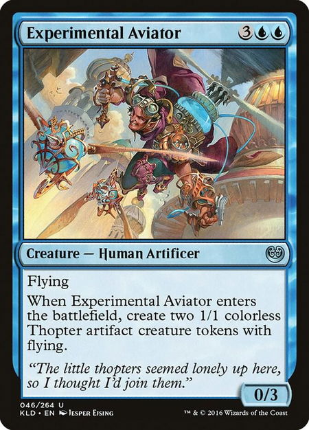 Experimental Aviator - Kaladesh Magic: The Gathering trading card