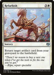 Refurbish - Kaladesh (KLD) #25 - Uncommon Magic: The Gathering Trading Card
