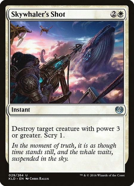 Skywhaler's Shot - Kaladesh Magic: The Gathering trading card