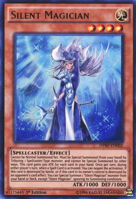 Silent Magician - Duelist Pack: Rivals of the Pharaoh YuGiOh trading card