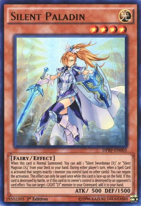 Silent Paladin - Duelist Pack: Rivals of the Pharaoh YuGiOh trading card