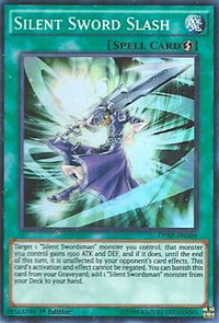 Silent Sword Slash - Duelist Pack: Rivals of the Pharaoh (DPRP) #DPRP-EN004 - Super Rare YuGiOh Trading Card