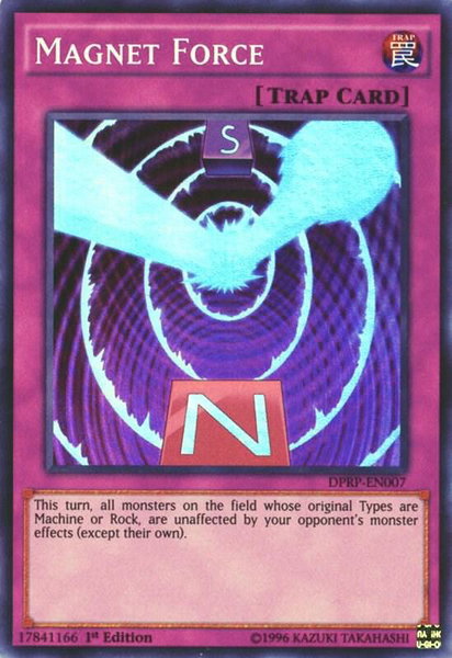 Magnet Force trading card from Duelist Pack: Rivals of the Pharaoh Magnet Force - Duelist Pack: Rivals of the Pharaoh YuGiOh trading card