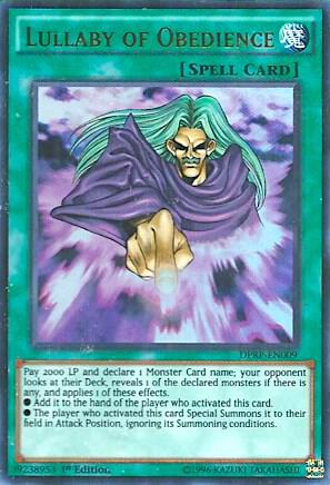 Lullaby of Obedience - Duelist Pack: Rivals of the Pharaoh YuGiOh trading card