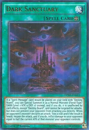 Dark Sanctuary trading card from Duelist Pack: Rivals of the Pharaoh Dark Sanctuary - Duelist Pack: Rivals of the Pharaoh YuGiOh trading card