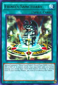 Fiend's Sanctuary - Duelist Pack: Rivals of the Pharaoh (DPRP) #DPRP-EN015 - Rare YuGiOh Trading Card