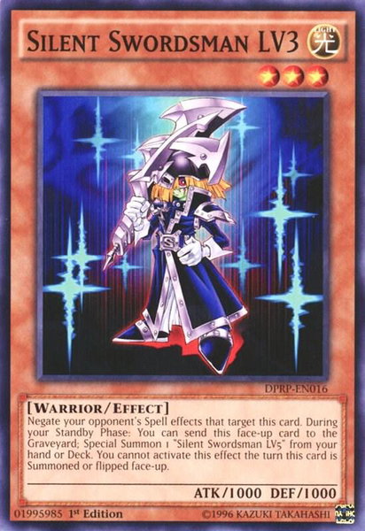 Silent Swordsman LV3 - Duelist Pack: Rivals of the Pharaoh YuGiOh trading card