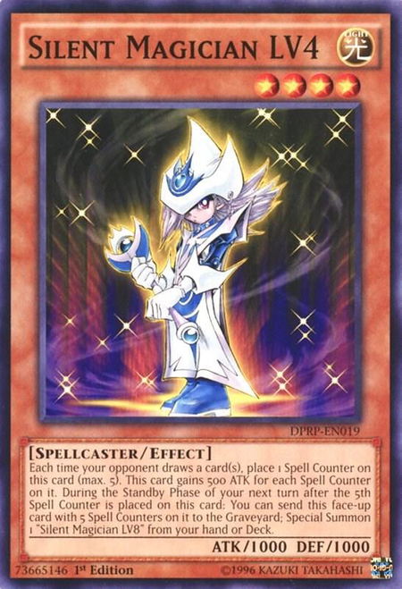 Silent Magician LV4 - Duelist Pack: Rivals of the Pharaoh YuGiOh trading card
